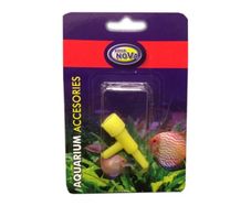 Aqua Nova NV-1 Air Flow Control Valve for Aquarium Airline 4mm, Blister Pack