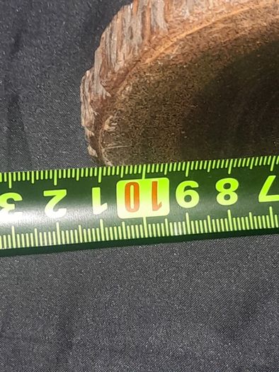 A Beautiful Vintage Wooden Vase made from a single piece of wooden log has been carefully turned on a lathe to create this urn shaped vase. Original bark details remain around the base