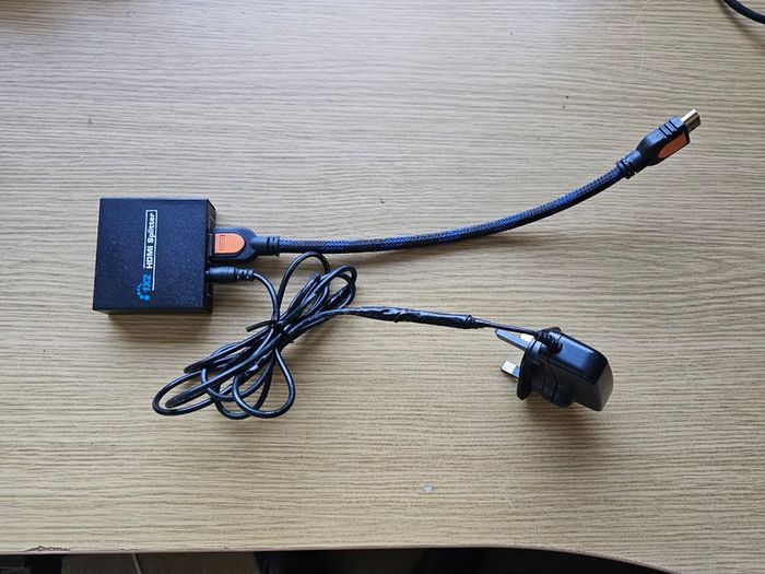 4K hdmi splitter 1 in 2 out