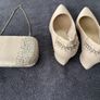 Marco Tozzi -shoes size 38 & matching bag. Image 7