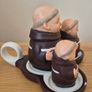 Vintage Friar Tuck Condiment Set Image 2