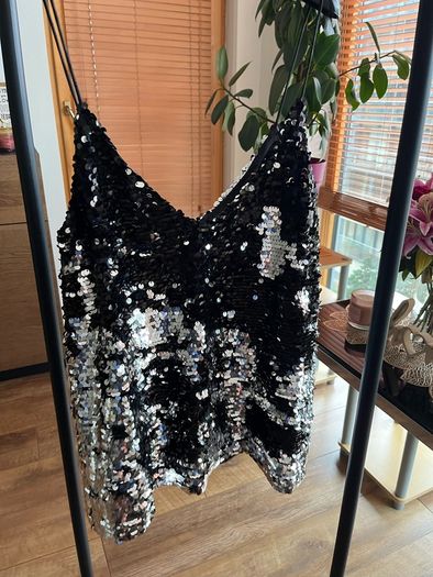 sequin top