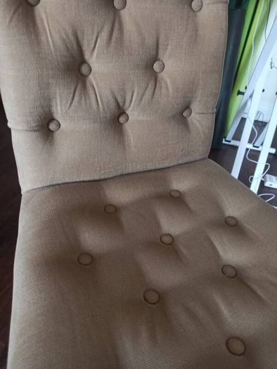 4 dining chairs set beige