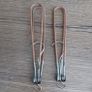 set of 2 folding cloth covered travel  hangers Image 4
