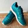 Metallic teal leather rebook trainers, uk5 Image 7