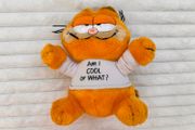 Vintage 1981 Dakin Garfield Plush Am I Cool or What? Soft approx. 23 cm. Used Please see phtos