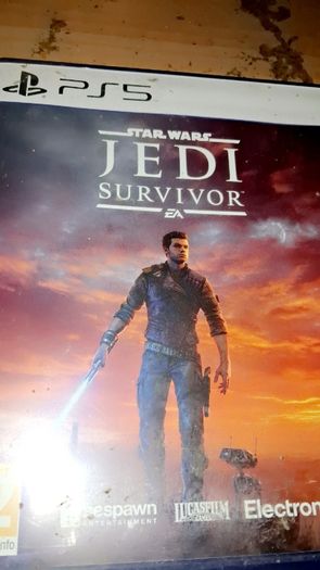 Three PS5 games - Star Wars Jedi Survivor, Walking Dead, Hogwarts