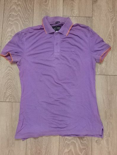 Purple Armani Polo Shirt Size S