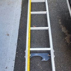 Van, campervan door ladder