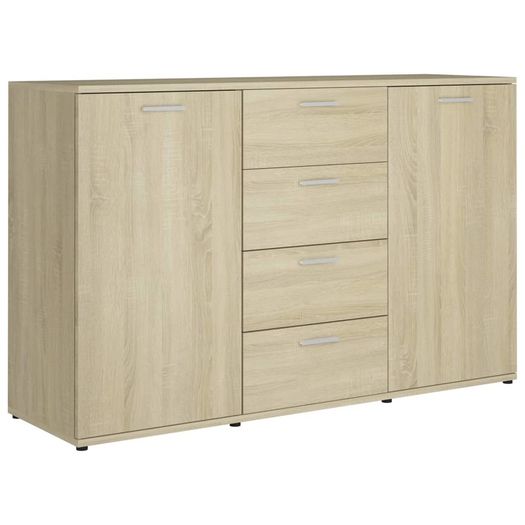 Sideboard Sonoma Oak 120x35,5x75 cm Chipboard