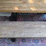 EZ Living Chestnut Oak Davos Dining Table and Bench Image 6