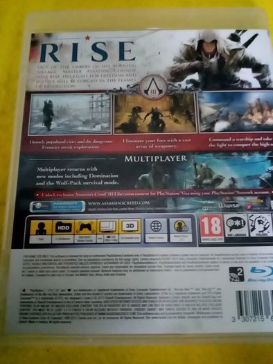 Assassins Creed 3 PlayStation 3 Ps3 Games Original