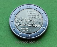 Malta 2016 year - GGANTIJA - Uncirculated 2 Euro coin.