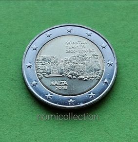Malta 2016 year - GGANTIJA - Uncirculated 2 Euro coin.
