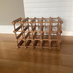 Solid Wood Wine Rack