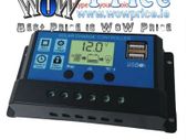 26422 12/24V USB Solar Panel 10A Battery Regulator Charge Intelligent Controller