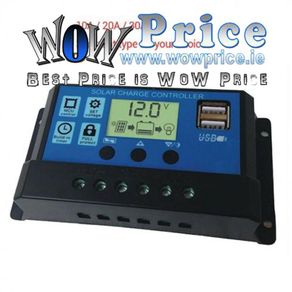 26422 12/24V USB Solar Panel 10A Battery Regulator Charge Intelligent Controller