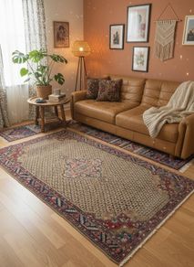 Large 10ft x 6ft Art Deco  Persian Koliai 305cm x 165cm Hand Knotted Rug Carpet
