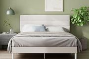 Double Upholstered Bed Frame with Headboard (135 x 190 cm)
