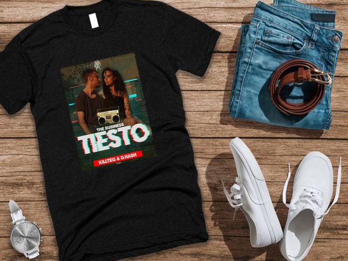 Tiesto the business album cover t-shirt tiesto t-shirt dj t-shirt