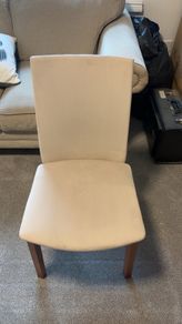 Skovby hardwood dining table chairs