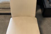Skovby hardwood dining table chairs