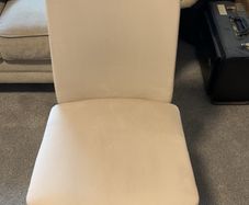 Skovby hardwood dining table chairs