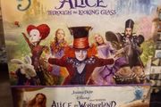 Alice in Wonderland 2 movie Dvd Boxset Collection Johnny Depp Tim Burton