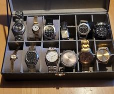 12 watches and show case
