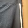 womens Adidas high waisted 3 quarter length leggings shorts Size Large 16-18 navy Image 7