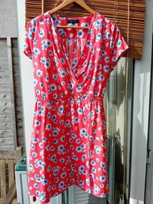 Pretty Tea Dress Retro Flower Print