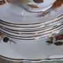 Rare find Grosvenor bone china tea set 15 pieces for 4 yellow roses Jackson and gosling made in England. Image 4