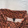 River Island Orange Leopard Print High Waisted Shorts - Size 8 Image 3