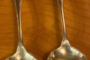 Antique silver spoons