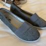 Girls shoe trainers bundle Zara Bershka uk3 35 white and silver sparkles Image 2