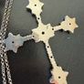 silver necklace cross Image 6