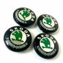 4pcs 3d  65mm For Skoda Car Emblem Wheel Hub Center Cap Badge Image 2