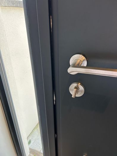 front door frame &  glass panel