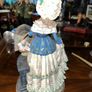 Tall 59cm Superb hand painted figurines of a Lady By Daniel Poly Collection Image 3