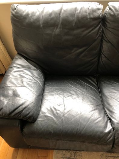 Leather couch