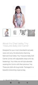 Baby doll carrier