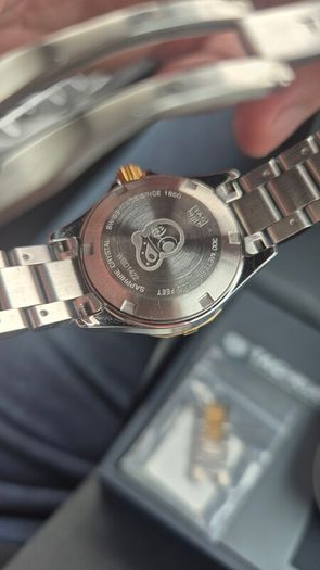 Tag Heuer Aquaracer two tone ladies watch , MOP dial.
