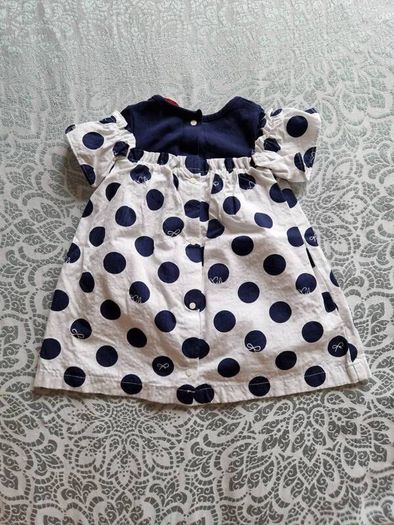 New Lili Gaufrette cotton dress 3-6M