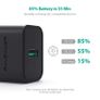 Quick Charge 3.0 USB Wall Charger, Fast Charging Portable Travel Adapter for Galaxy S8, iPhone XS/XR/XS Max, iPad, HTC, and More - Black Image 8