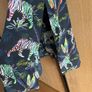 Pyrus London 100% silk tiger print maxi skirt size 10 Image 4