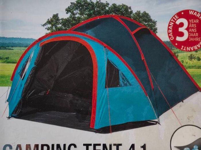 Brand New 4 Person Camping Tent with Darkened Room