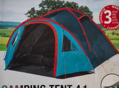Brand New 4 Person Camping Tent with Darkened Room