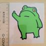 Sticker Frog Reflective Vinyl Waterproof Image 2