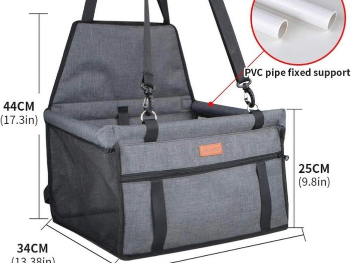 Pet Car Booster Seat Travel Carrier Cage, Oxford Breathable Folding Soft Washable Travel Bags for Dogs Cats Small Pet MULTIPLE COLOURS AVAILABLE (FREE POSTAGE)