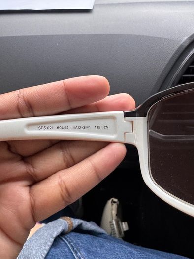 Prada sunglasses Linea Rossa white | SPS 02I | with case